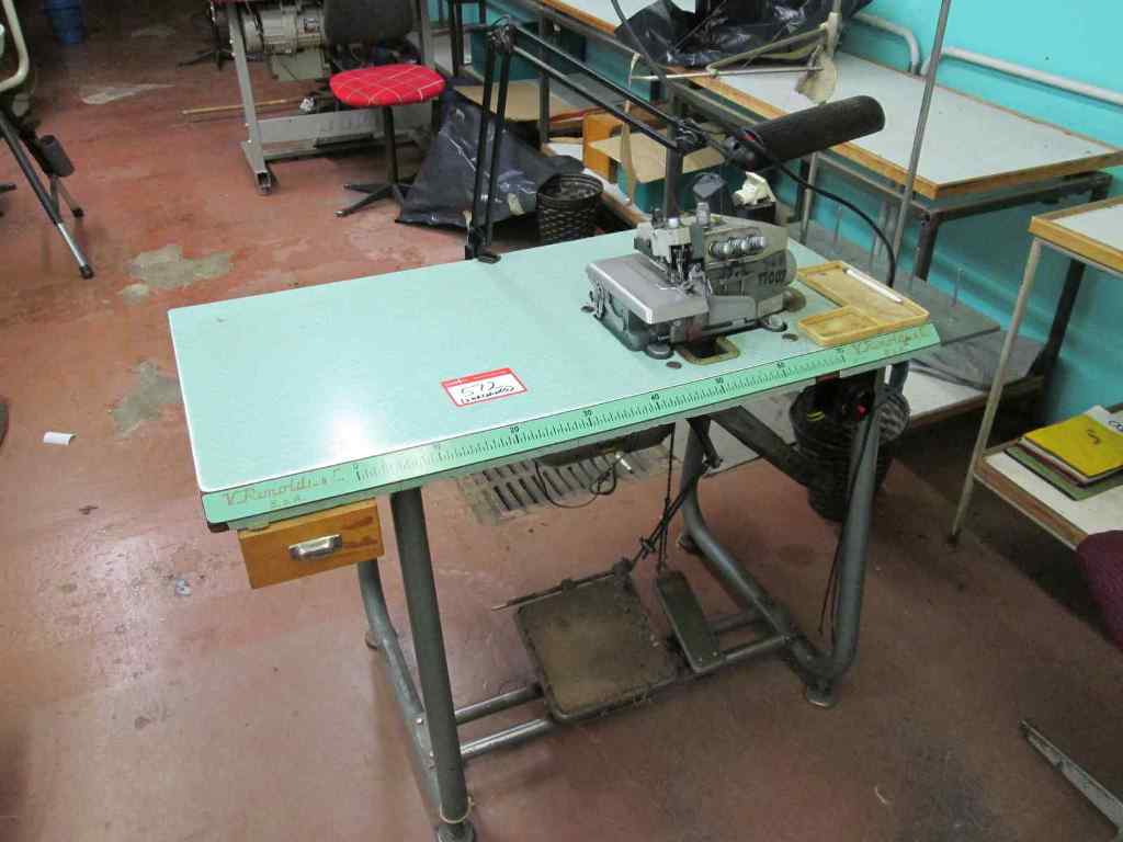 (2) Rimoldi 'B27' Single Needle 3 Thread Overlocks