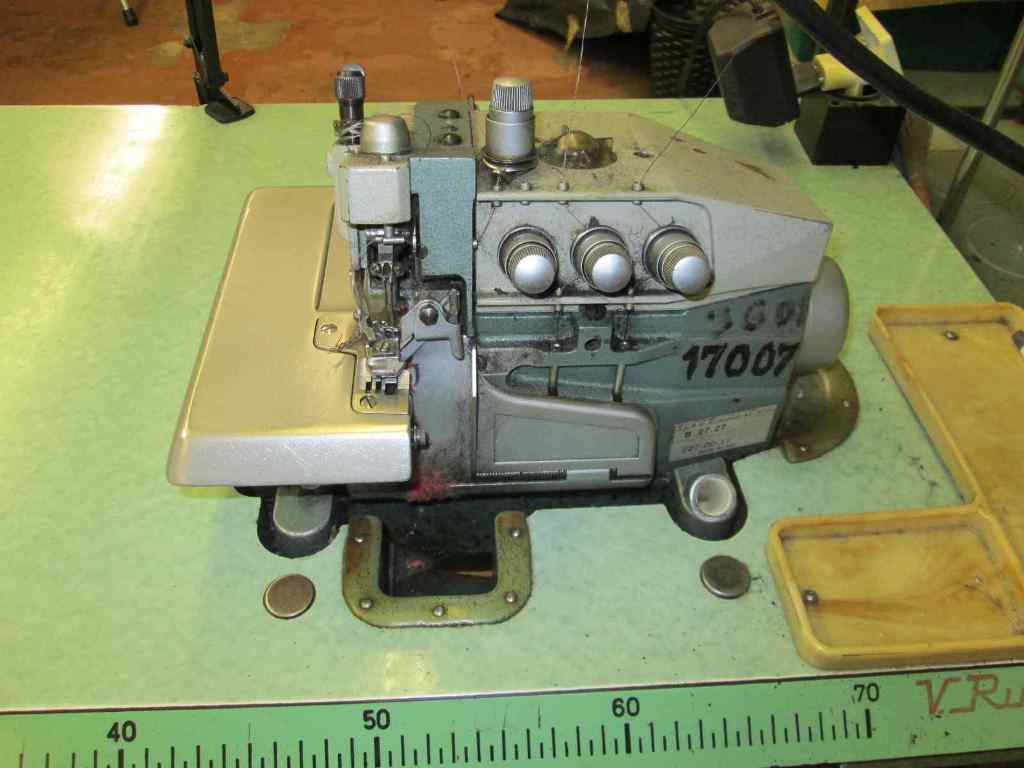 (2) Rimoldi 'B27' Single Needle 3 Thread Overlocks