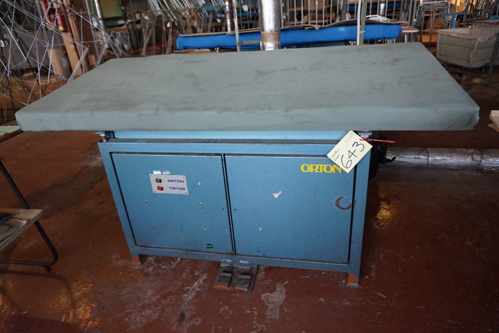 Orton Tiptop Model TT2 180cm x 80cm Steam Heated Table