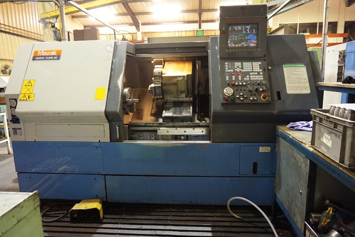 Mazak QT30 CNC Lathe with Mazatrol T Plus Control