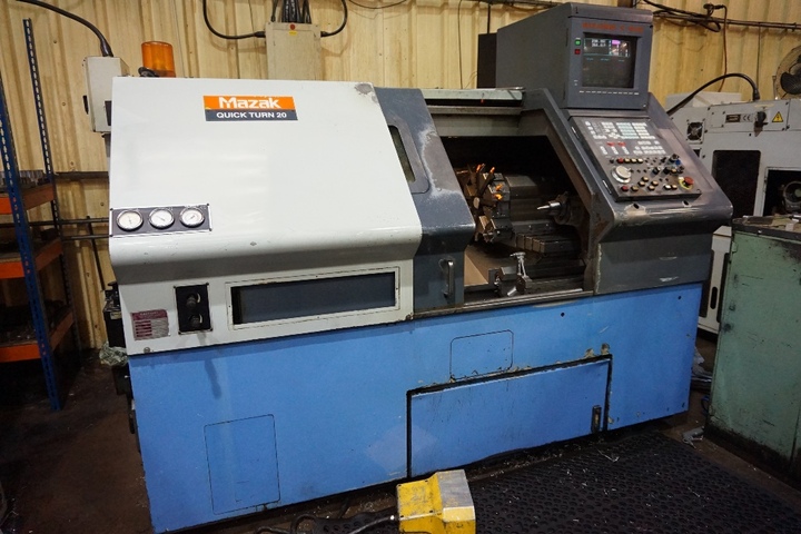 Mazak QT20 CNC Lathe with Mazatrol T Plus Control
