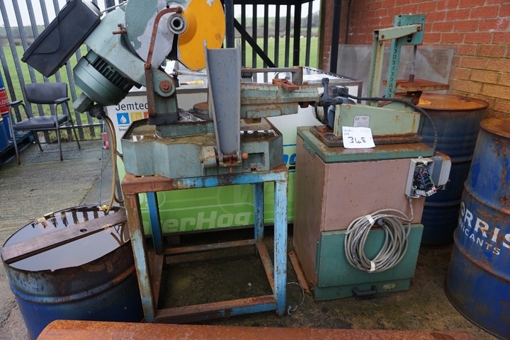 Linisher Flexiband Model No1 and Miva Model New 350 Chopsaw