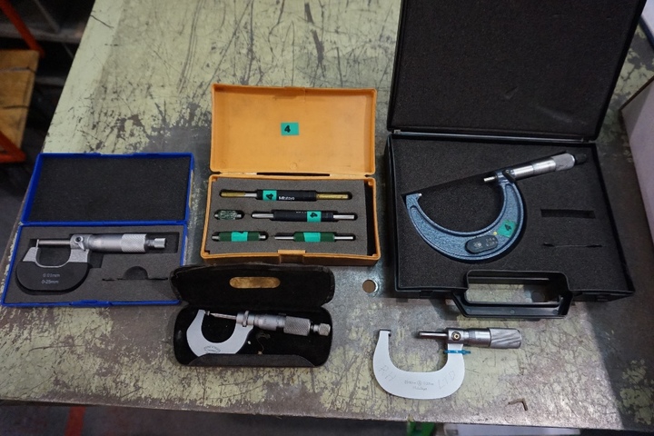 Various Micrometers & Gauge Bars
