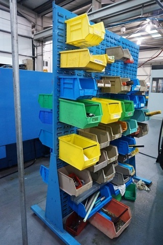 Rack with Storage Boxes & Tooling