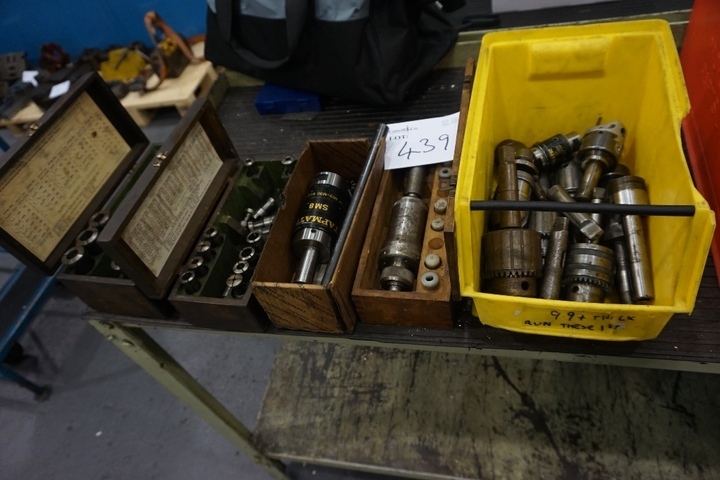 Qty of Tapping Attachments & Drill Chucks