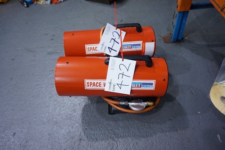 (2) Sealey Space Warmers