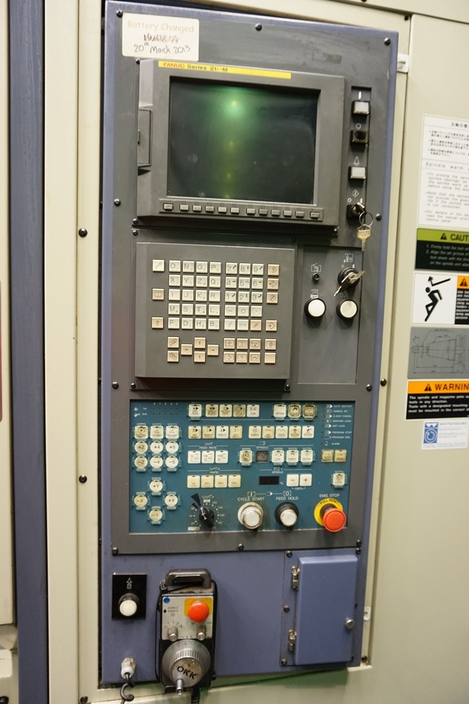 OKK HM4 Twin Pallet Horizontal Machining Centre with Fanuc 21i-M Control