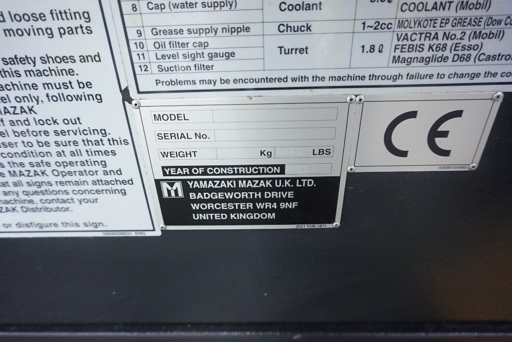 Mazak Nexus 200 CNC Turning Centre with Fusion 640T Control