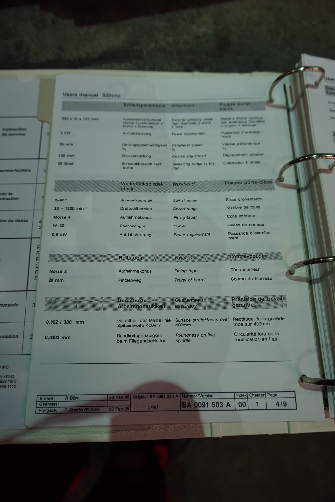 Koefpfer Type 153A Universal Gear Hobbing and Worm Milling Machine