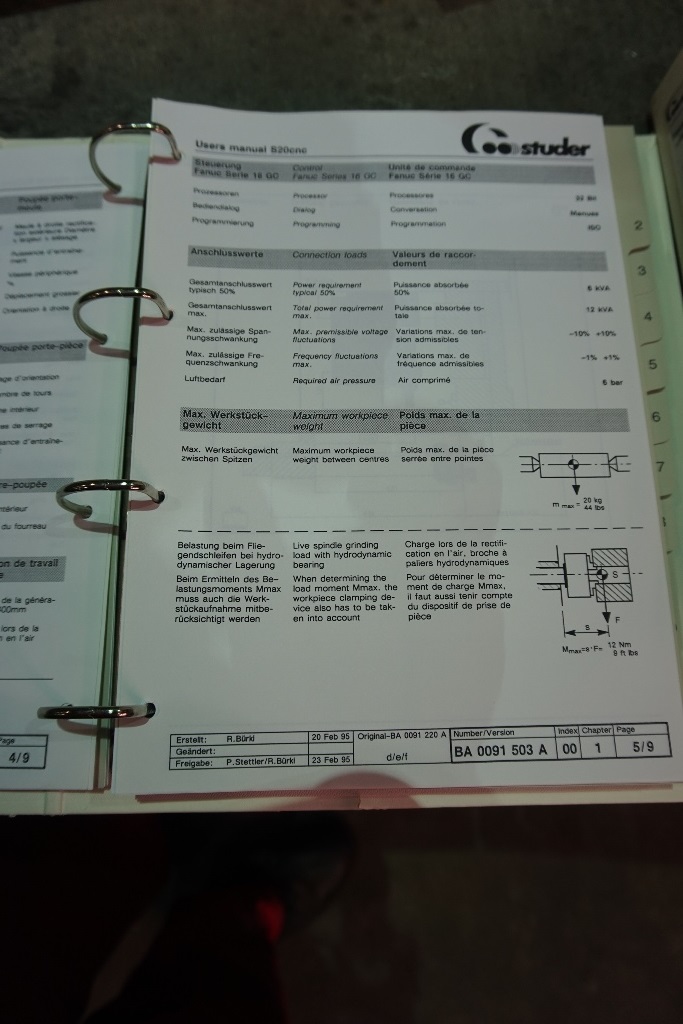 Koefpfer Type 153A Universal Gear Hobbing and Worm Milling Machine