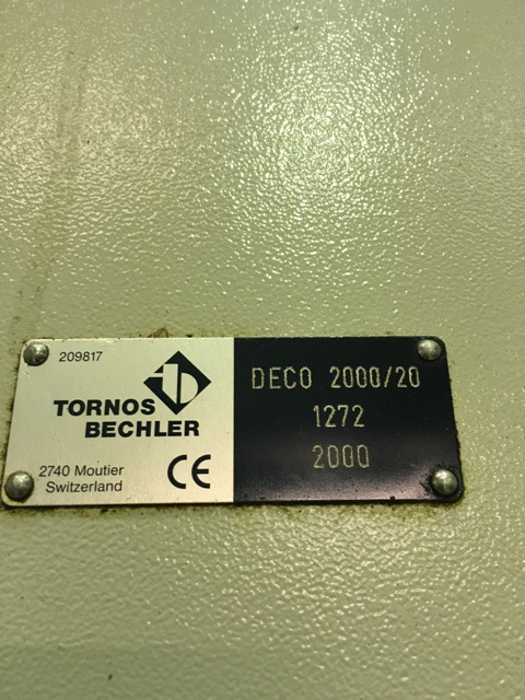 Tornos Deco 2000/20 10-Axis Sliding Head CNC Lathe