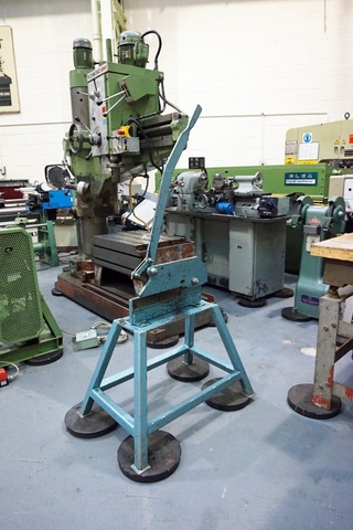 Mitchell Fox Manual Hand Cropper on Steel Stand