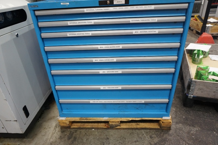 8-Drawer Tooling Cabinet with Various Tooling