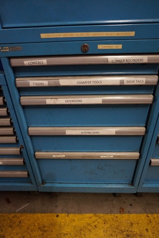 5-Drawer Mobile Tooling Cabinet