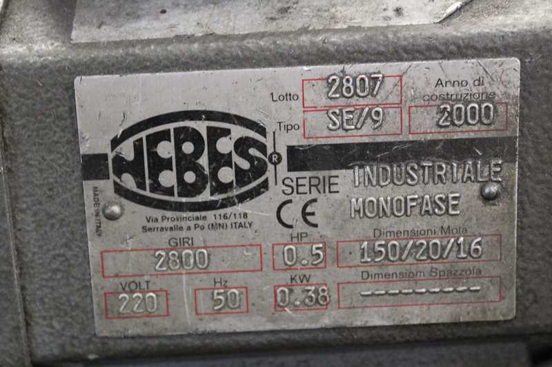 Nebes SE/9 Double Headed Grinder