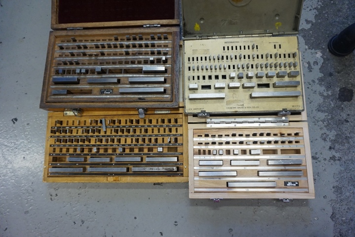 (3) Boxes of Metric Slip Gauges