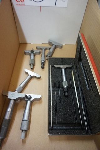 Set of Depth Micrometers