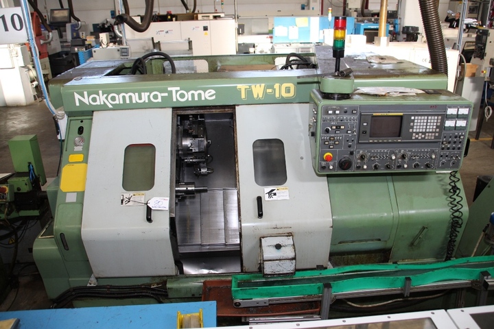 Nakamura-Tome Tw-10 Bar Lathe