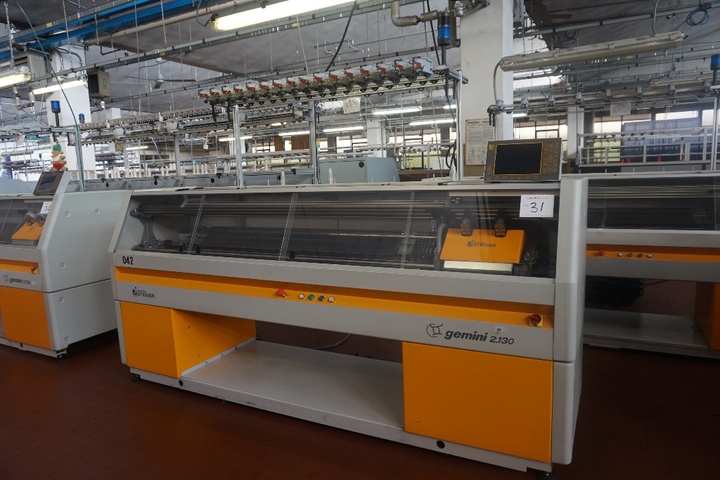 Steiger Model Gemini 2.130 SA Flat Knitting Machine