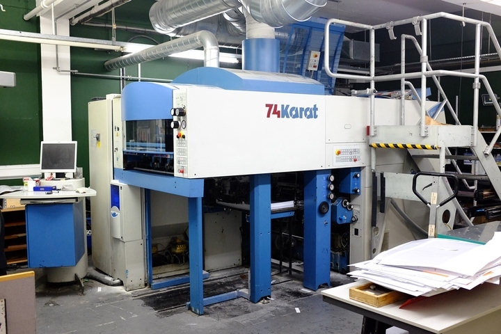 KBA Karat 74-4DI+L Four Colour Digital Offset Printing Press