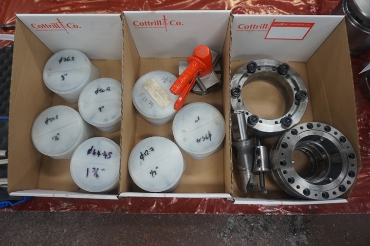 (3) Hanbuch 80 BZIG Collets incl. 0.5”, 1” ground out 31, 75