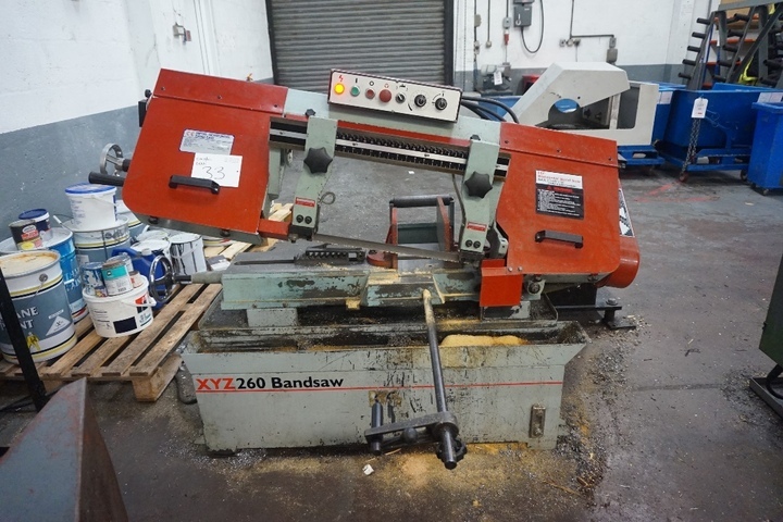 XYZ 260 Horizontal Bandsaw