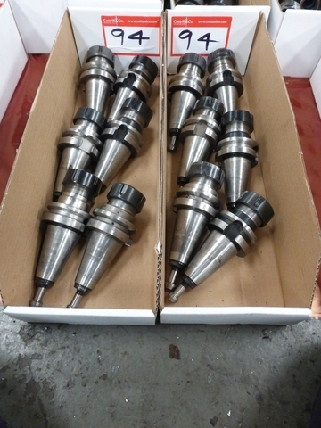 (2) Box of (6) Assorted Taper Shank Milling Adaptors/Holders