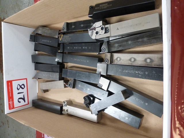 Box of Assorted Insert Tip Lathe Turning Tools