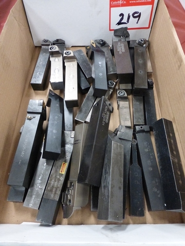 Box of Assorted Insert Tip Lathe Turning Tools