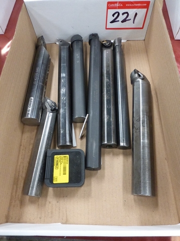 Box of Assorted Insert Tip Boring Bars