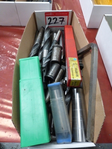 Box of Assorted HSS Tooling