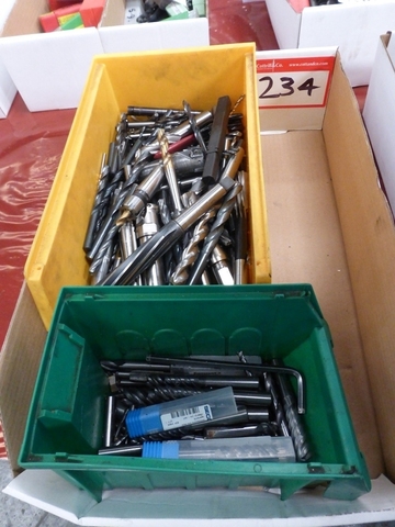 Box of Assorted Tooling including Reamers