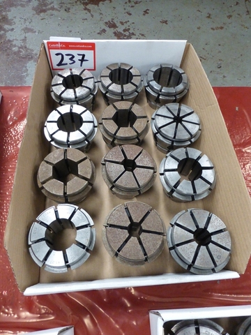 Box of Assorted Crawford Lathe Collets