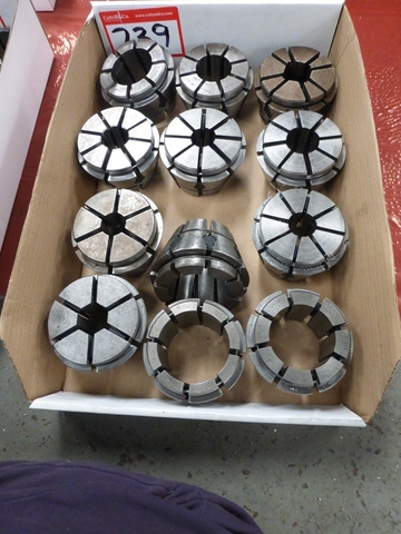 Box of Assorted Crawford Lathe Collets