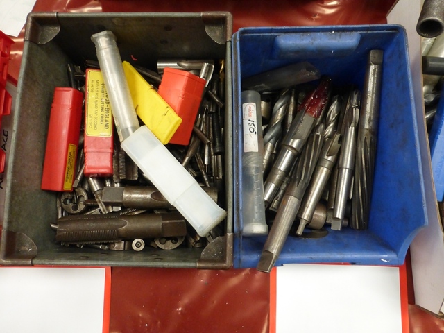 (2) Boxes of Assorted HSS Straight Shank Hand Taps