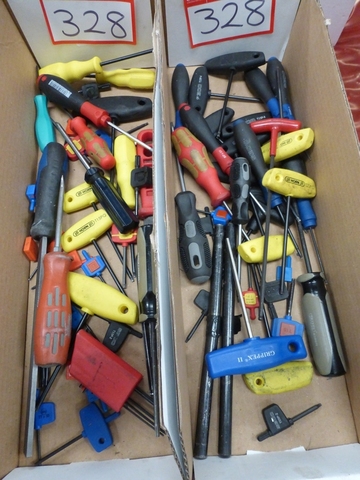 (3) Boxes of Assorted Torx Bits, Screw Drivers and Allen Keys