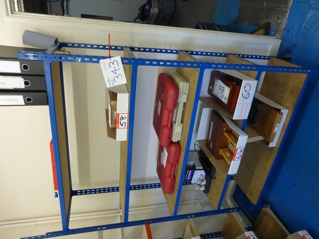 (2) Bays of 5 Shelf Stores Racking