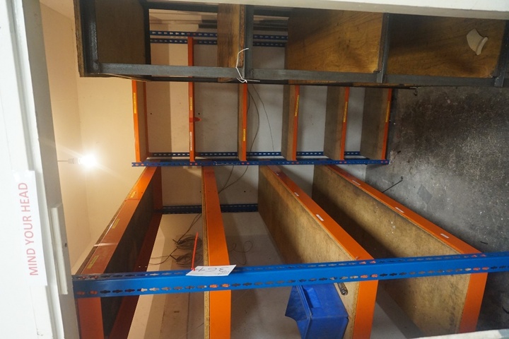 (2) Bays of Adjustable Boltless Stores Racking