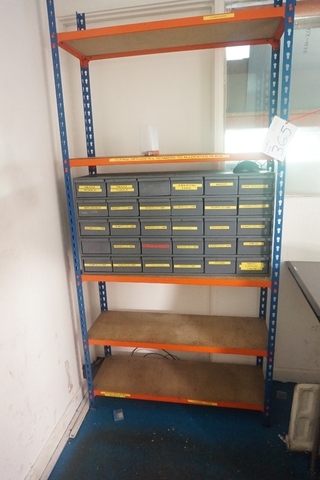 (2) Bays of Adjustable Boltless Stores Racking