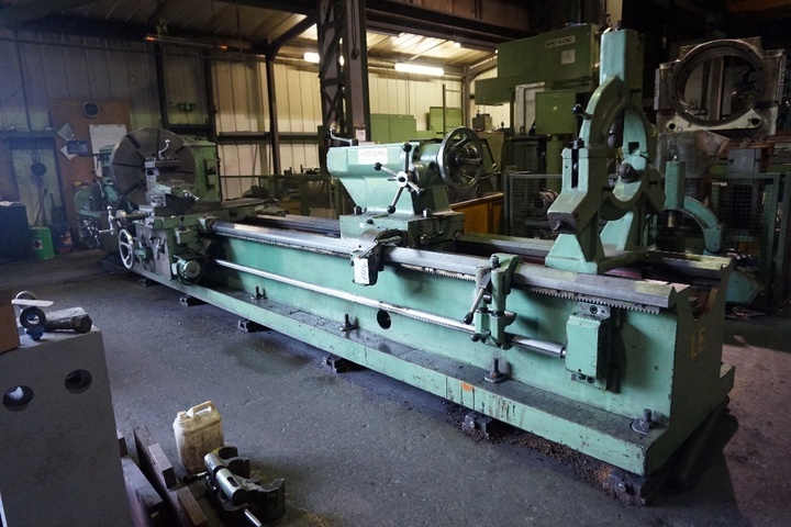 Monsanta 165-5 Heavy Duty Roll Turning Lathe