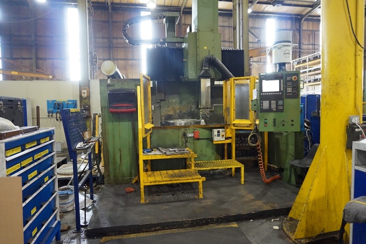 Webster Bennett 54 EV Elevating Rail Ram Type CNC Vertical Turret Lathe