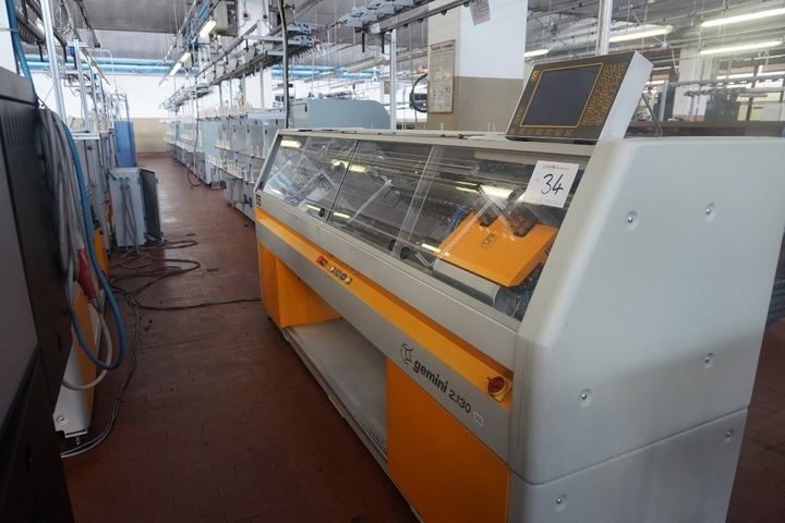 Steiger Model Gemini 2.130 SA Flat Knitting Machine