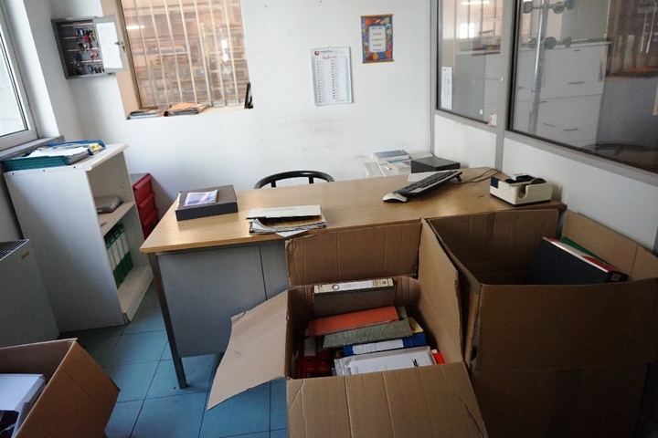 Contents of Office includes Desks and Cupboards