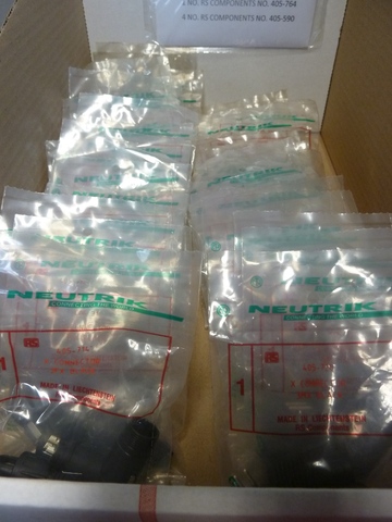 Qty Neutrax Connectors and Relays, Binder Connectors