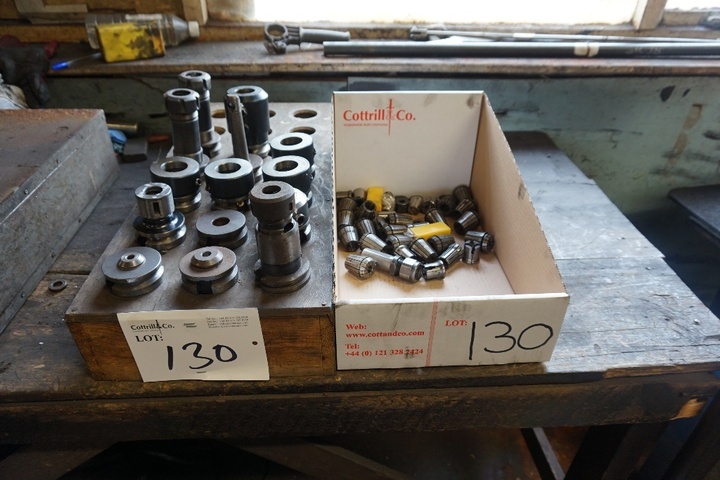 Qty of BT 40 Tooling with Collets