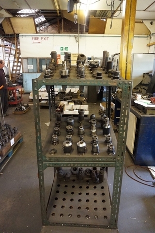 Qty of CAT 40 Tooling with Trolley