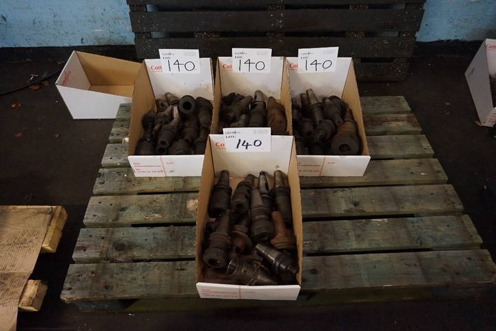 (4) Boxes of CAT 40 Tooling