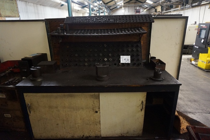 Large Qty of Collets for BT 40 & 50 Tooling with Bench