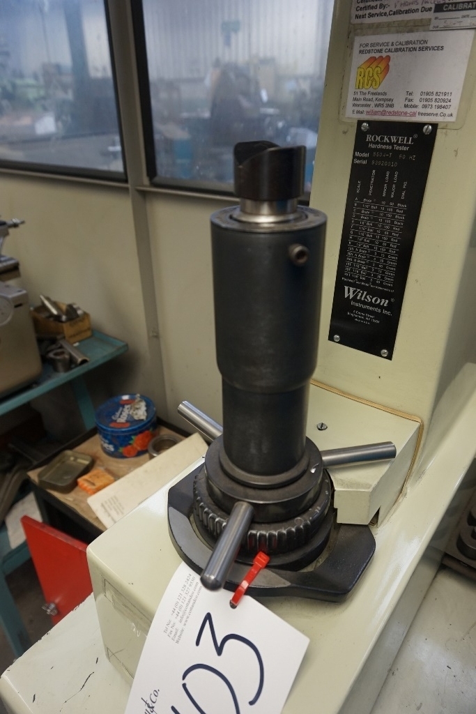 Wilson Rockwell Hardeness Tester