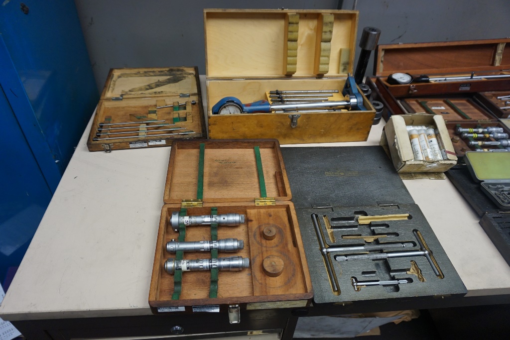 Qty of Bore Gauges, Depth Gauges and Machine Level